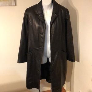 Wilson's Leather trench coat